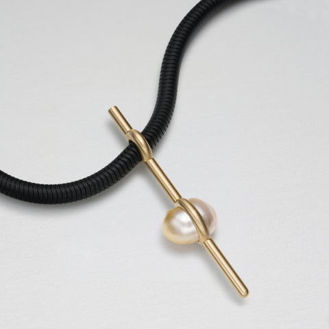 Pearl Trap Drop Pendant