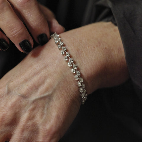 Wreathlet diamond bracelet