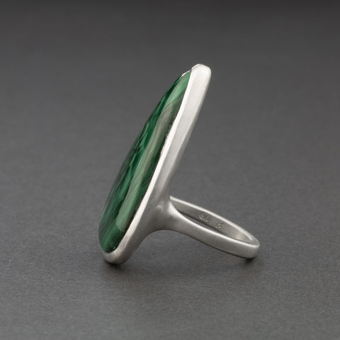 Malachite Sterling Silver Ring