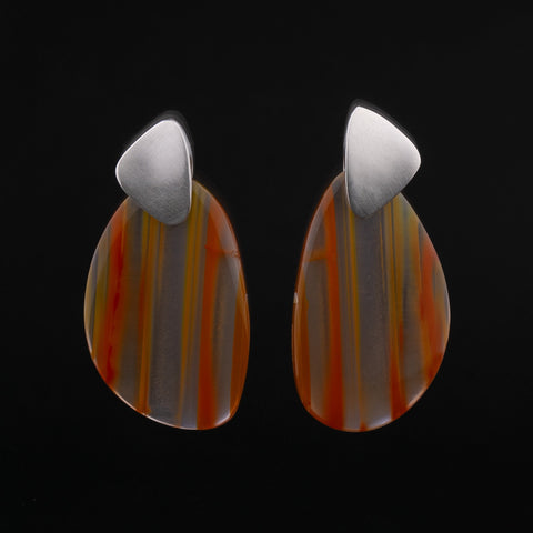 Striped Agate earrings