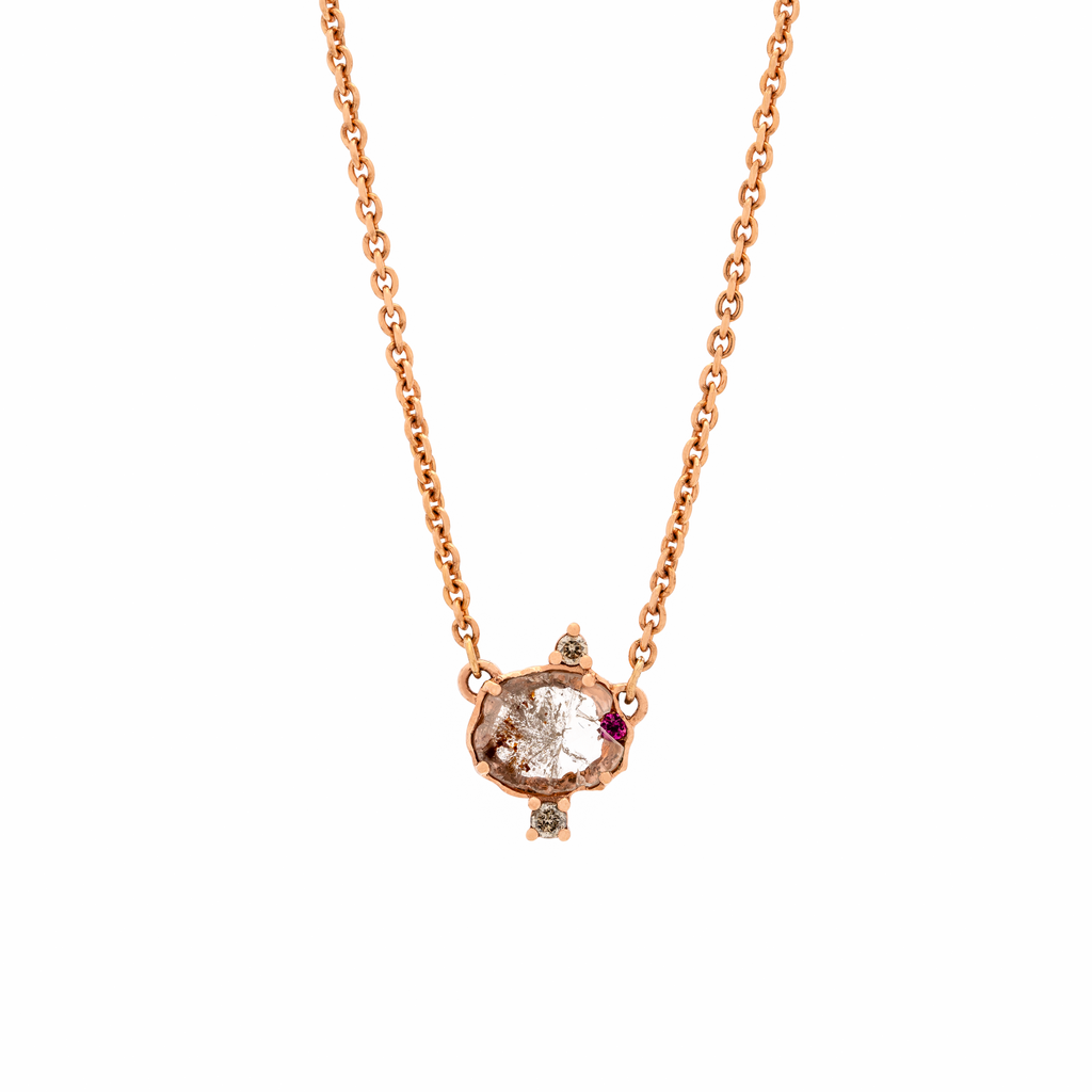 Diamond slice pendant new arrivals