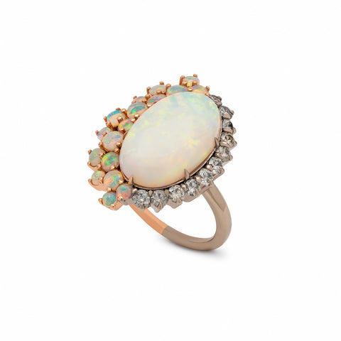 The White Opal Hybrid Ring