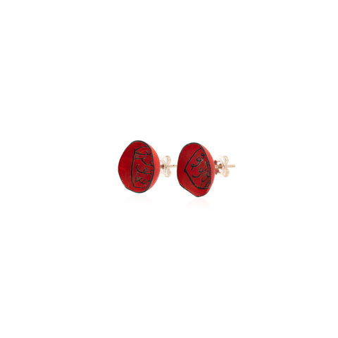 Red Cup Earrings