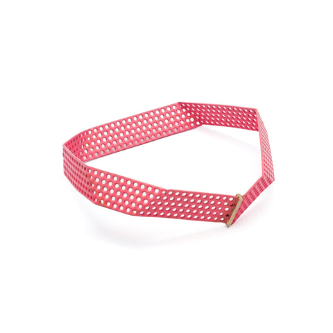 Multiple Faceted Pink Bangle