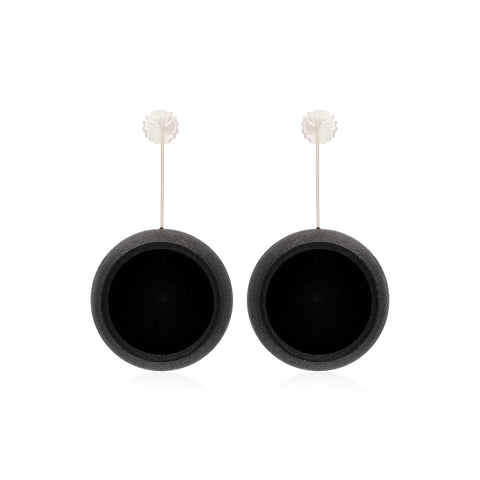 Black Cave Earrings
