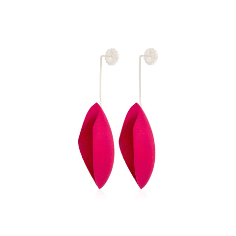 Pink Wave Earrings