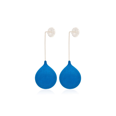 Blue Droplet Earrings
